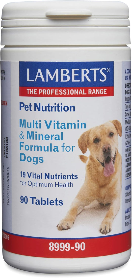 Lamberts Pet Nutrition for Dogs, Multivitamin Combination - 90 Tablets