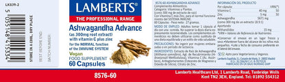 Lamberts Ashwagandha 6000mg - 60 Cápsulas