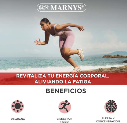 Marny's Guaramar 500mg of Guarana Energy and Tiredness Relief 120 Capsules