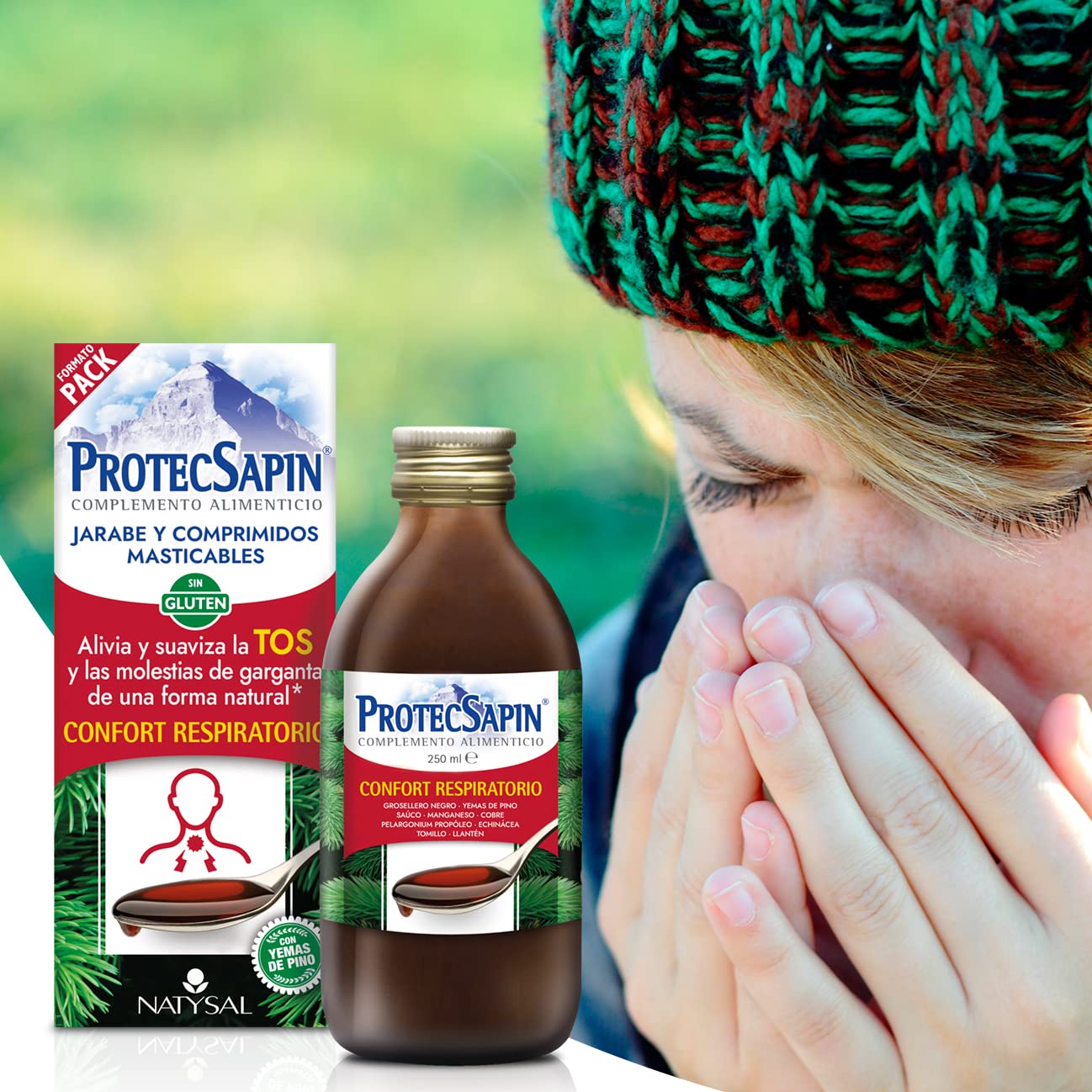 PROTECSAPIN SYRUP | With Pine Yolks and Plant Extracts | Natural Defenses| NATYSAL