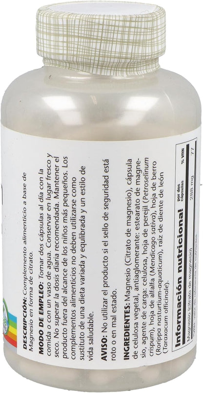 Solaray Magnesium Citrate 133mg | Magnesium | 180 VegCaps