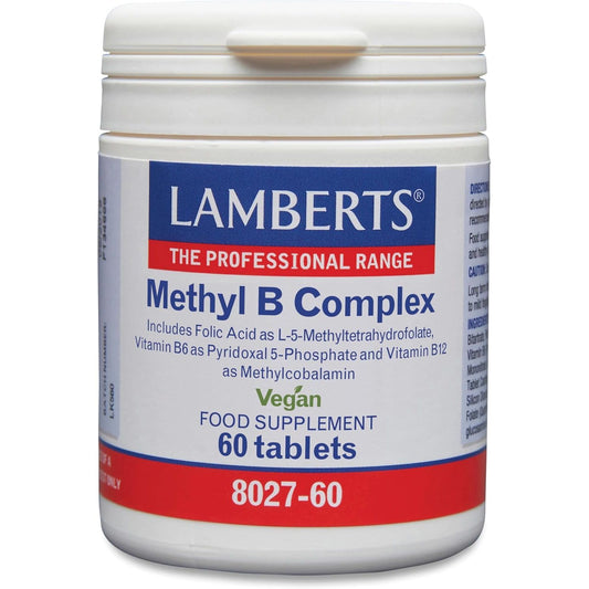 Methylated B complex bioactive forms 60 tablets