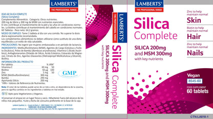 Lamberts Silica Complete - 60 Tablets