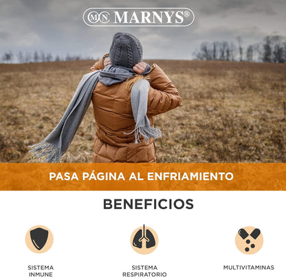 Marnys Echinacea + Sea Buckthorn + Elderberry + Vitamins - Supports Immune System and Defenses - Inmupec Defens - 20 Drinking Vials 0