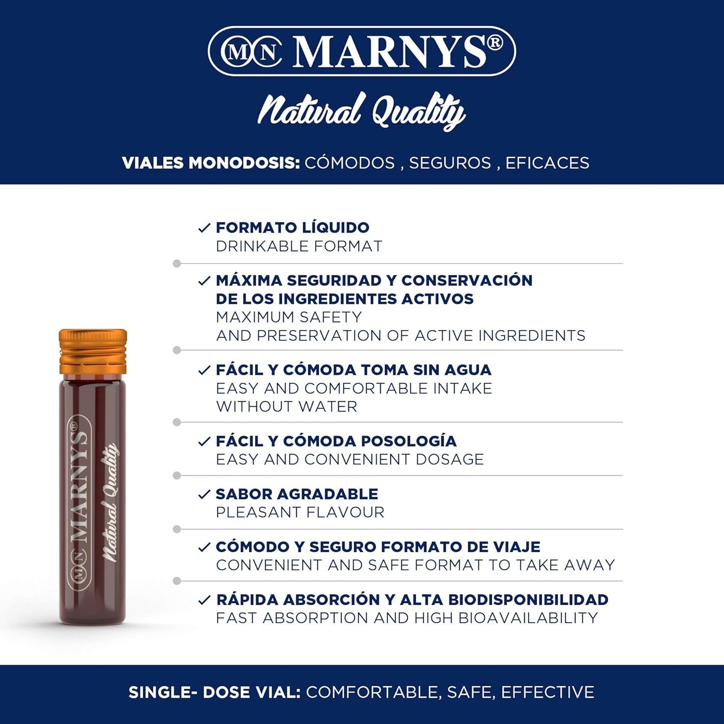 Marnys Protect Junior - Children's Defenses With Royal Jelly, Propolis And 12 Vitamins - Supplements The Diet In Children And Adolescents - Flavored With Forest Fruits - 20 Vials