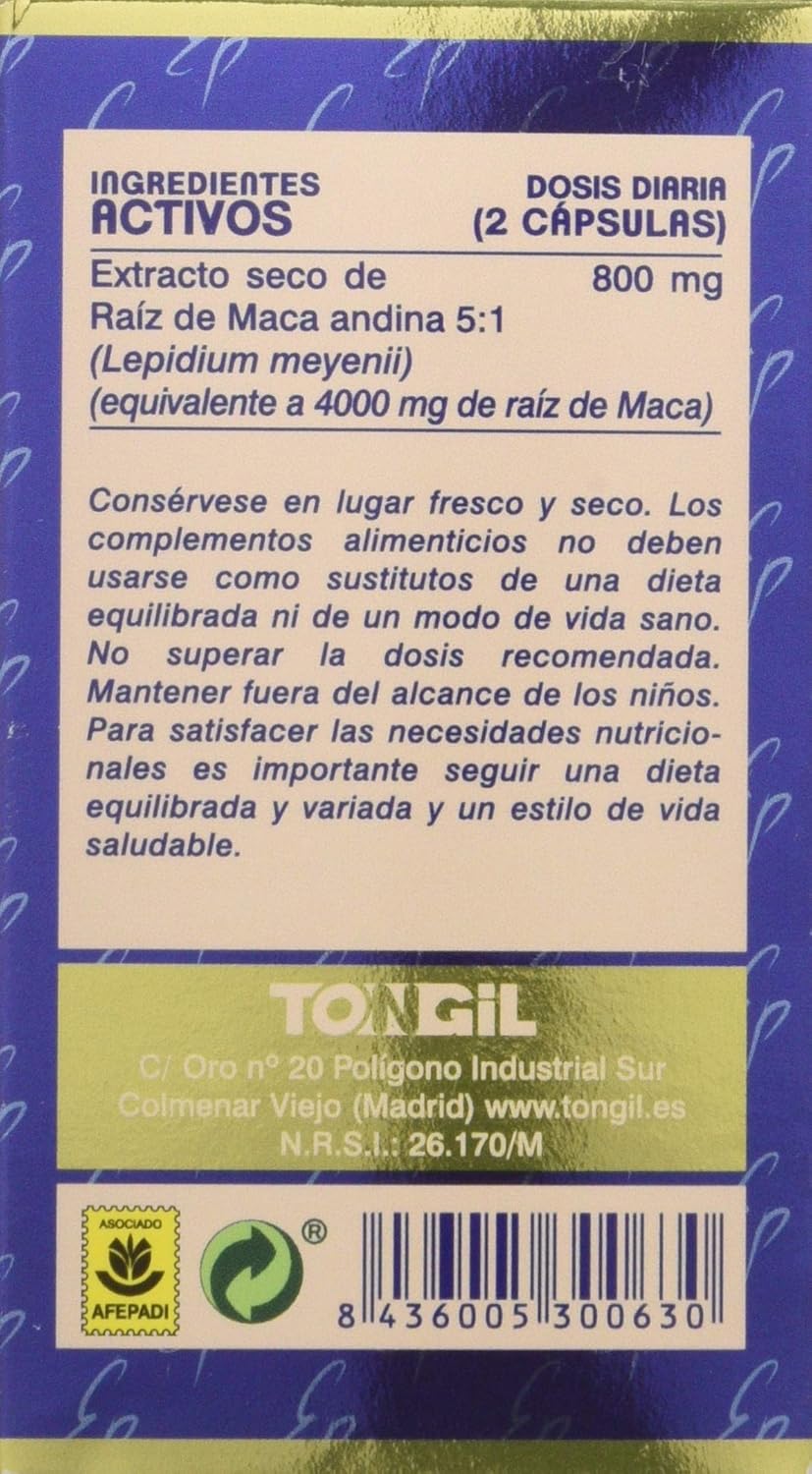 Tongil Pure State Maca 2000 mg Pack 2 units (60+60 capsules) (2)