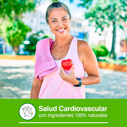 Soria Natural Arterisor - Cardiovascular Health and Circulatory System - With Sage, Aronia and Algae Monostroma - Bottle of 180 Tablets