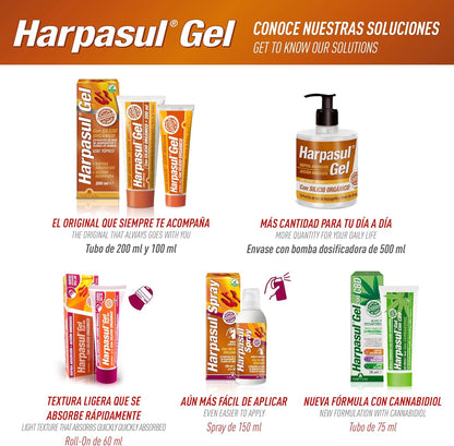 Harpasul gel con CBD | Natysal | Gel balsámico con cannabidiol | 75 ml