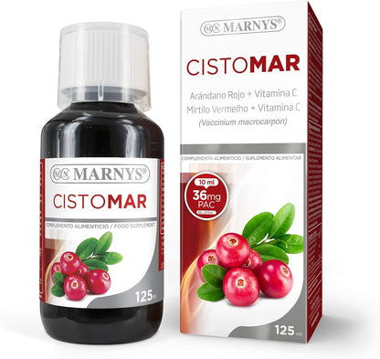 MARNYS Cystomar Concentrate American Lingonberry with Vitamin C Syrup 125 ml
