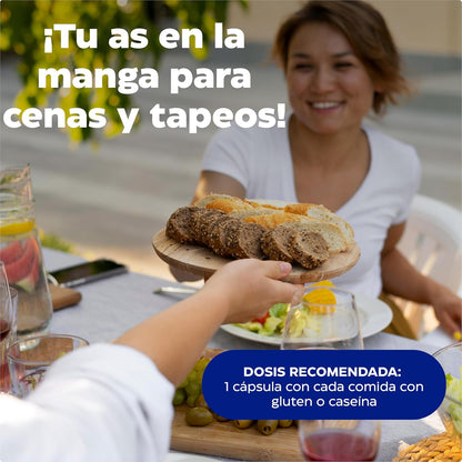 Enzymedica, Glutenease, Indicated Against Gluten and Casein, Enzyme Formula Reduces Gases, Improves Nutrient Absorption, Gluten Free, Dairy Free, Vegan, 60 Capsules