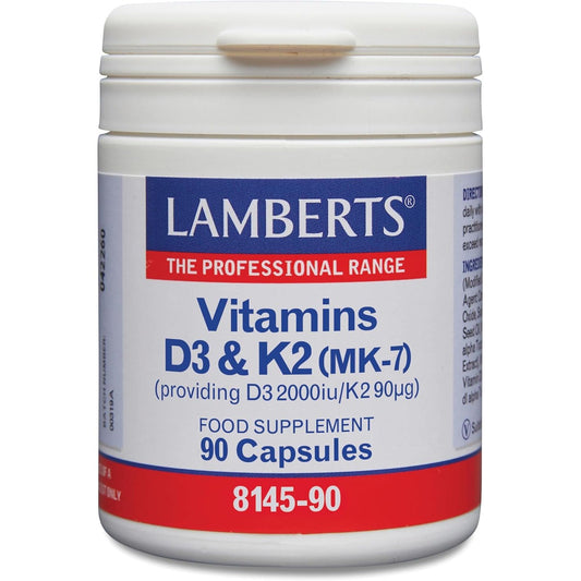 Vitamin D3 2000 IU K2 90 mcg 90 capsules