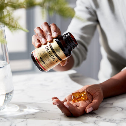 Solgar | Double Strenght Omega 3 | Food Supplement with EPA and DHA | With Omega 3 | For Men and Women | 60 Capsules