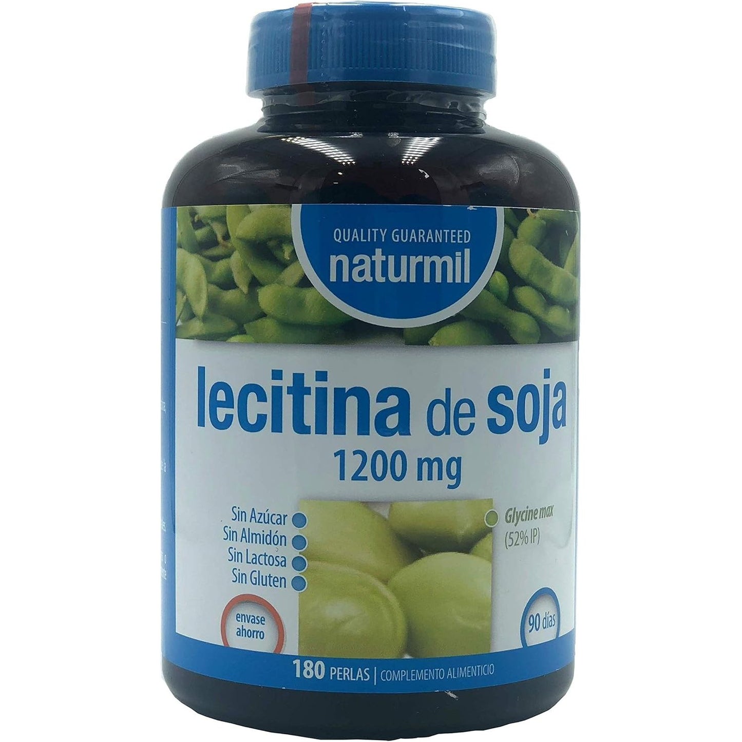 Lecitina de soja 1200 mg no GMO 180 perlas