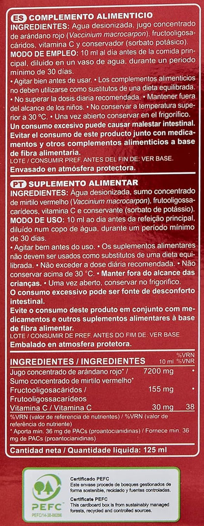 MARNYS Cystomar Concentrate American Lingonberry with Vitamin C Syrup 125 ml