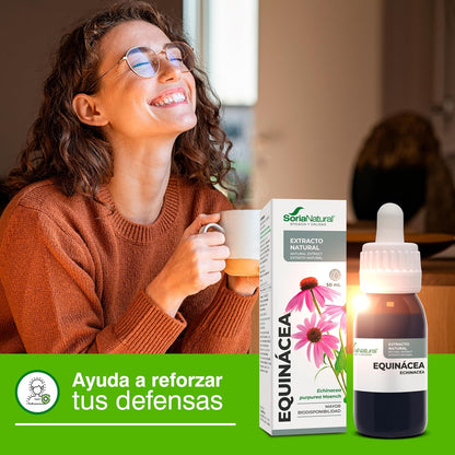 Soria Natural Echinacea Extract - Strengthens your defenses naturally - Supports the immune system - 100% Natural Plant Extract High Absorption - Pack of 2 x 50ml