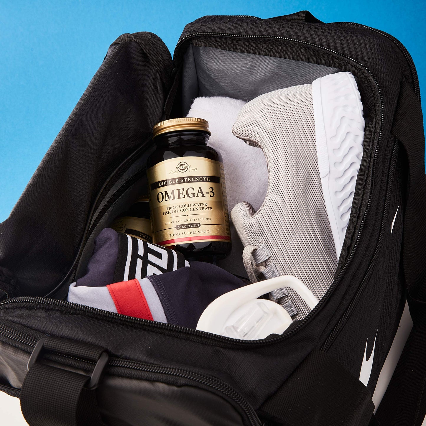 Solgar | Double Strenght Omega 3 | Food Supplement with EPA and DHA | With Omega 3 | For Men and Women | 60 Capsules