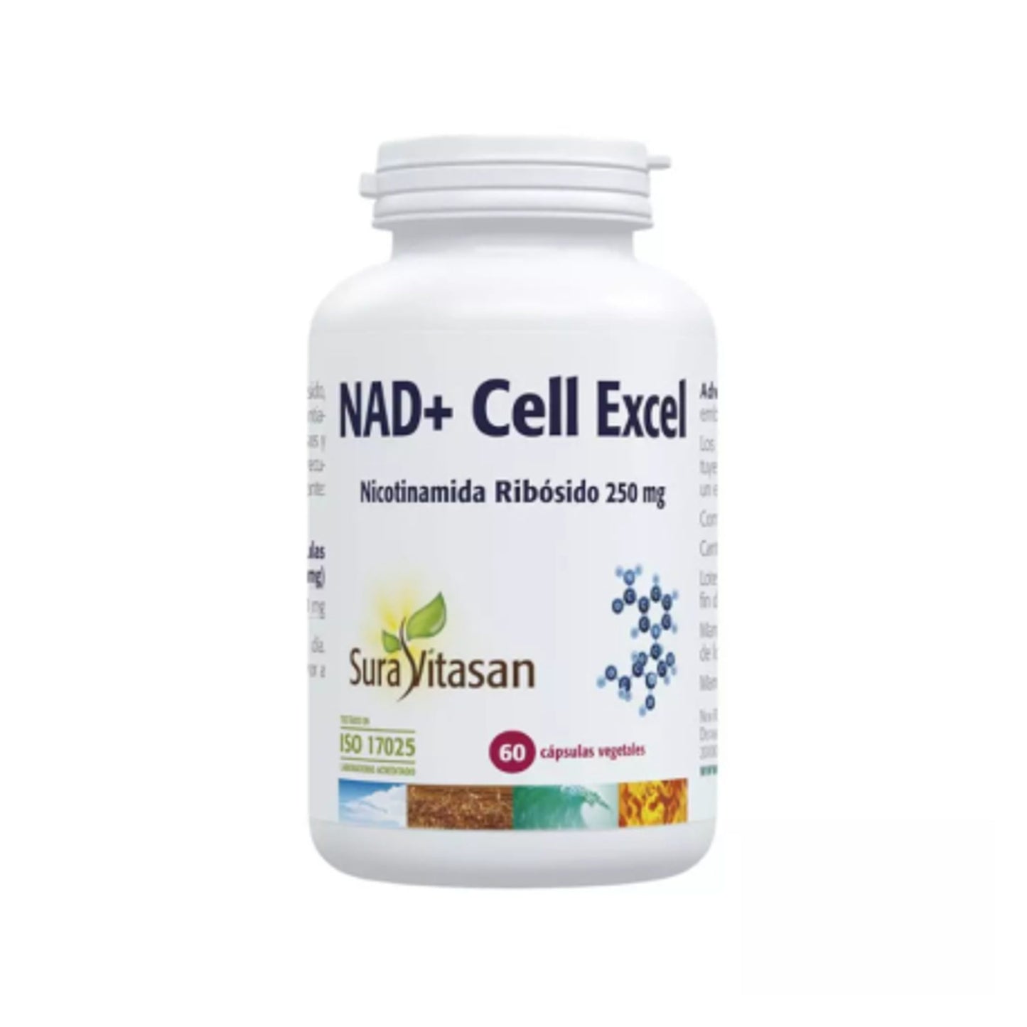 NAD+ Cell Excel 250 mg 60 Cápsulas