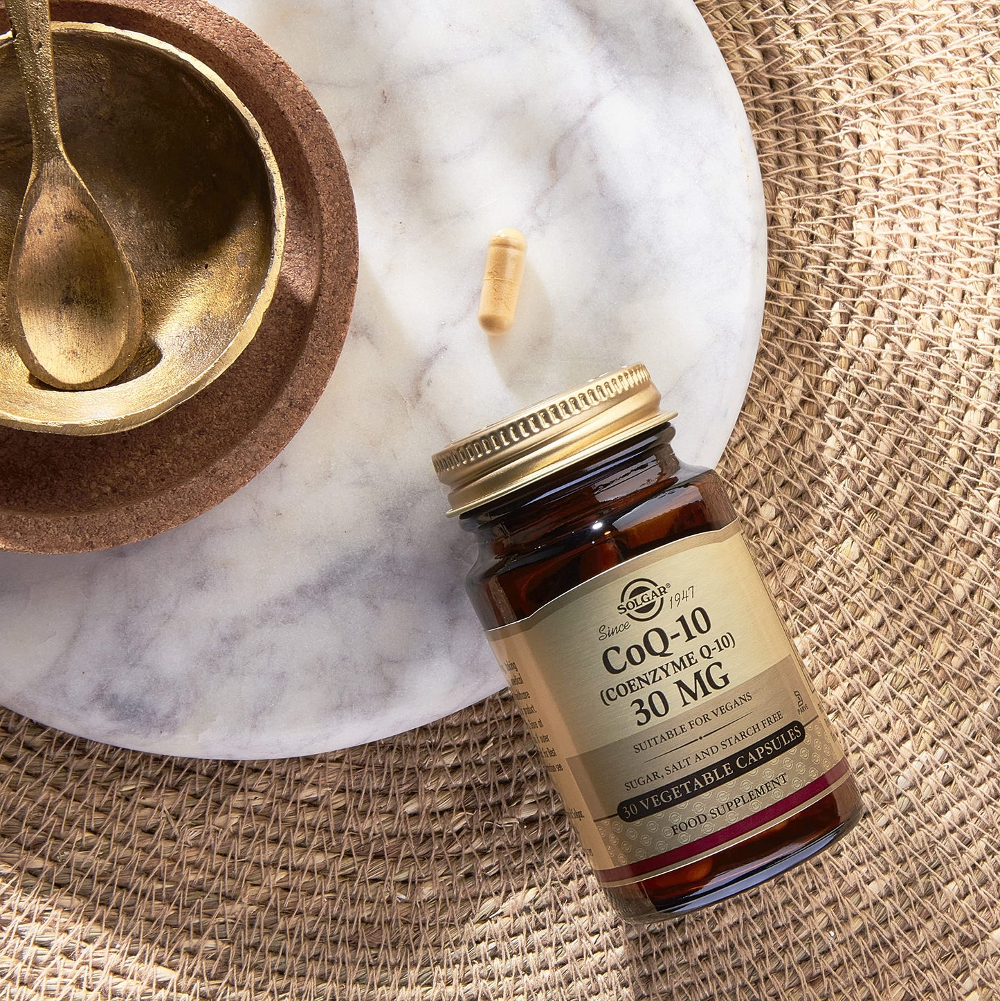 Solgar | CoQ-10 (Coenzyme Q-10) 30 mg | 30 Vegetable Capsules