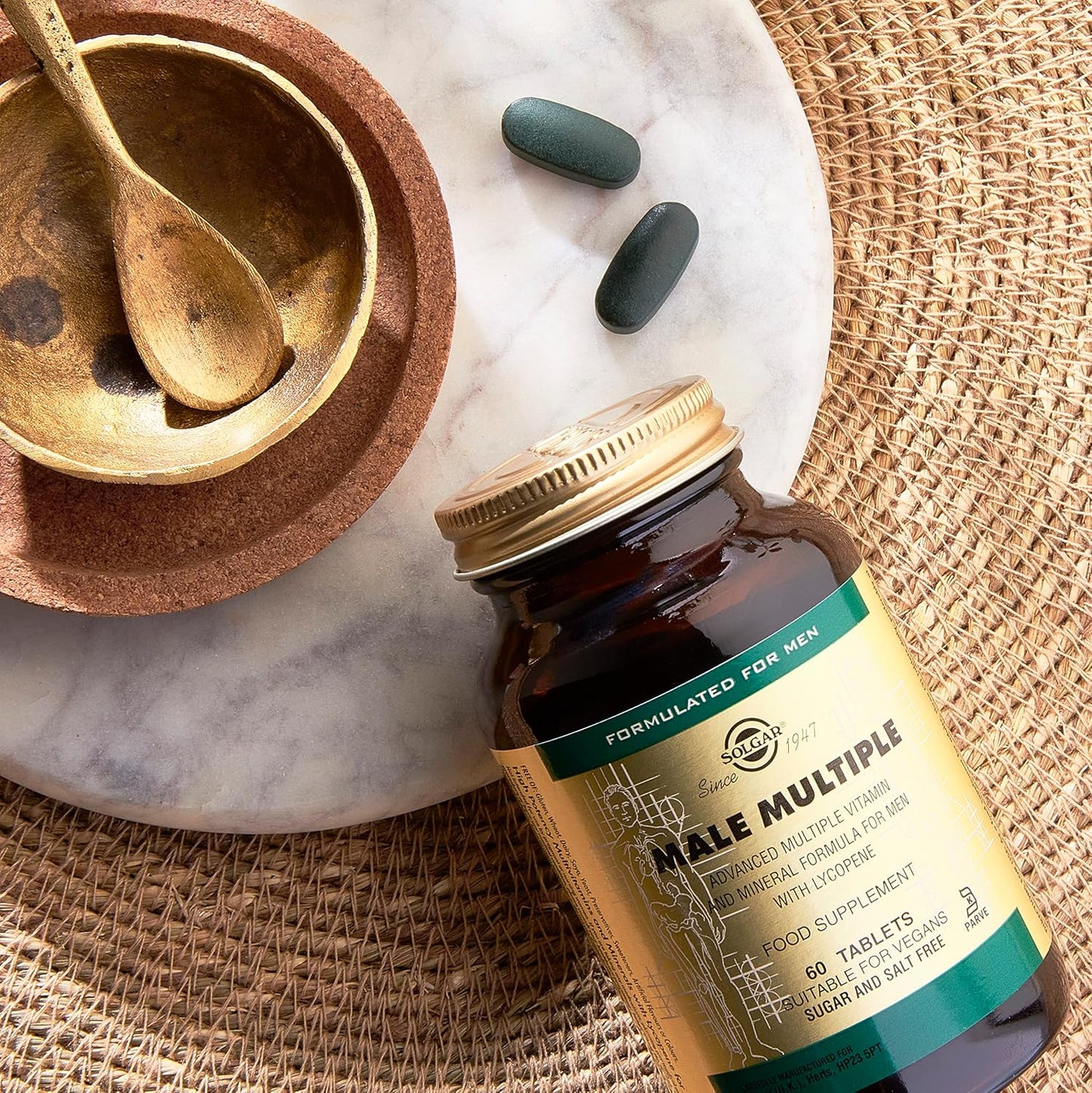 Solgar Male Multiple (111724), White, 60 Tablets