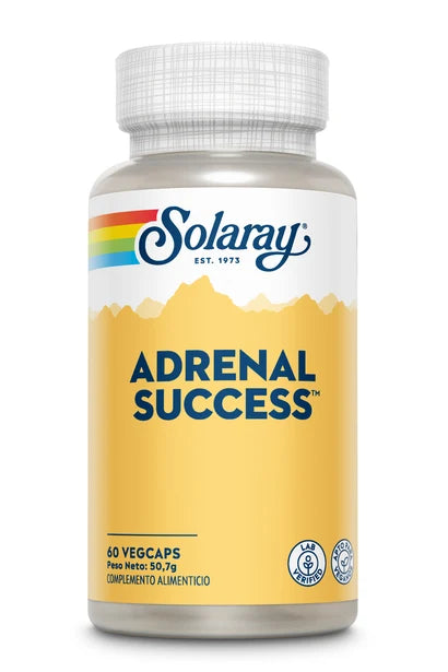 Adrenal Success adaptógenos GABA L-teanina 60 cápsulas Solaray