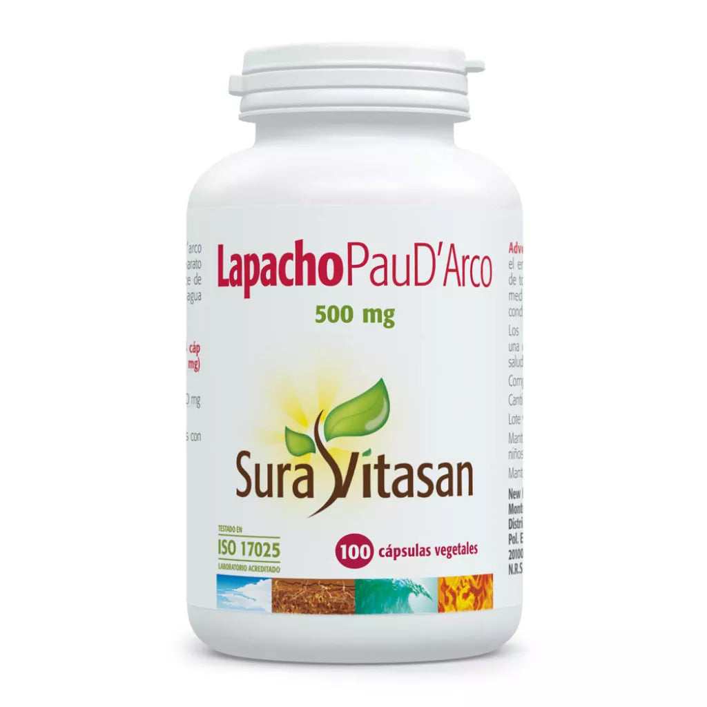 Sura Vitasan Lapacho Pau D'Arco 500 mg 100 cápsulas