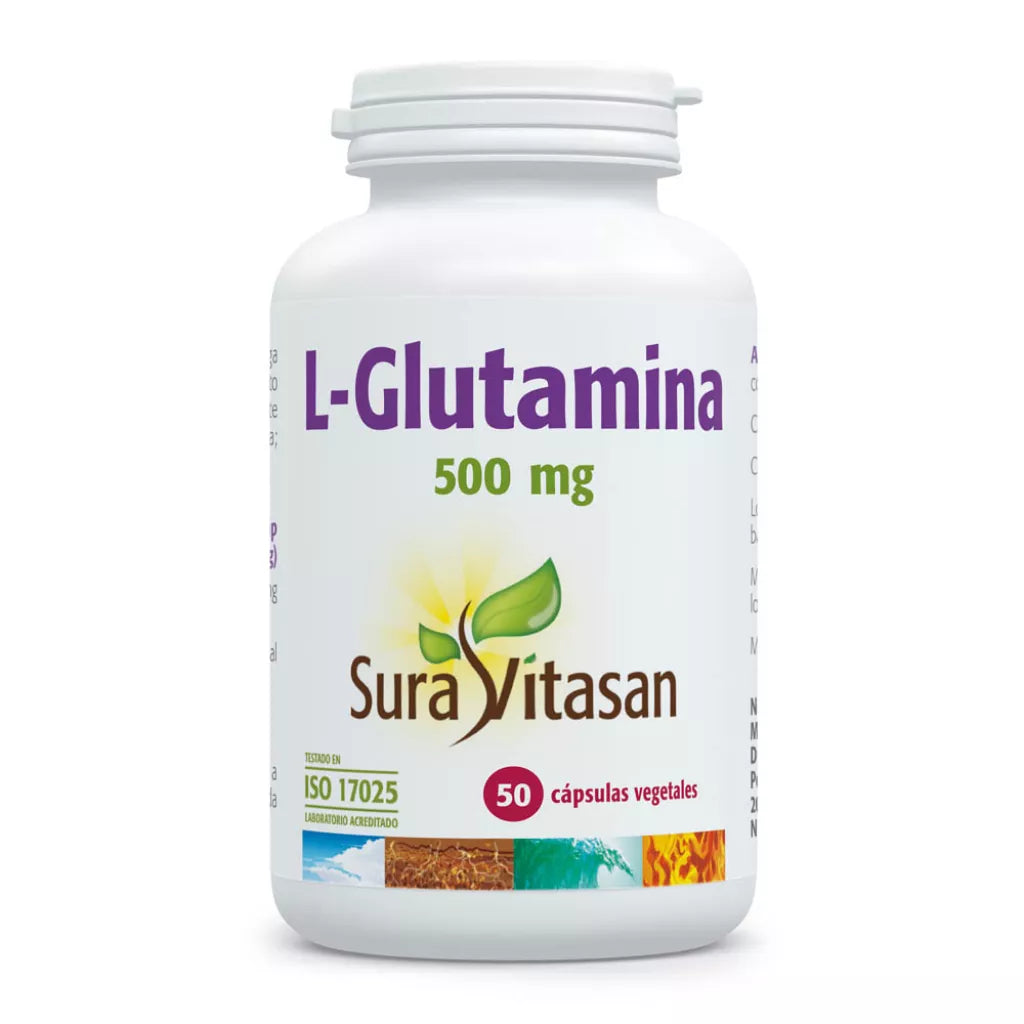 L-Glutamina 500 mg 50 cápsulas