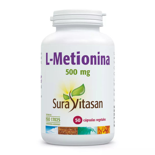 L-Metionina 500 mg 50 cápsulas - Sura Vitasan