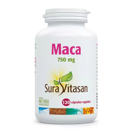 Maca 750 mg 120 cápsulas - Sura Vitasan