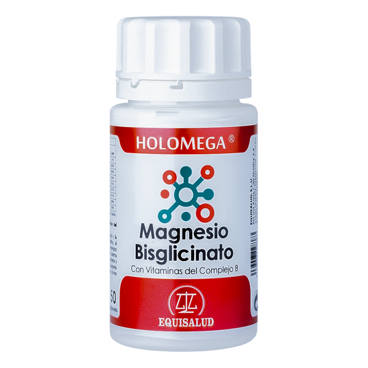 Holomega Magnesio Bisglicinato con vitaminas del complejo B 50 Caps