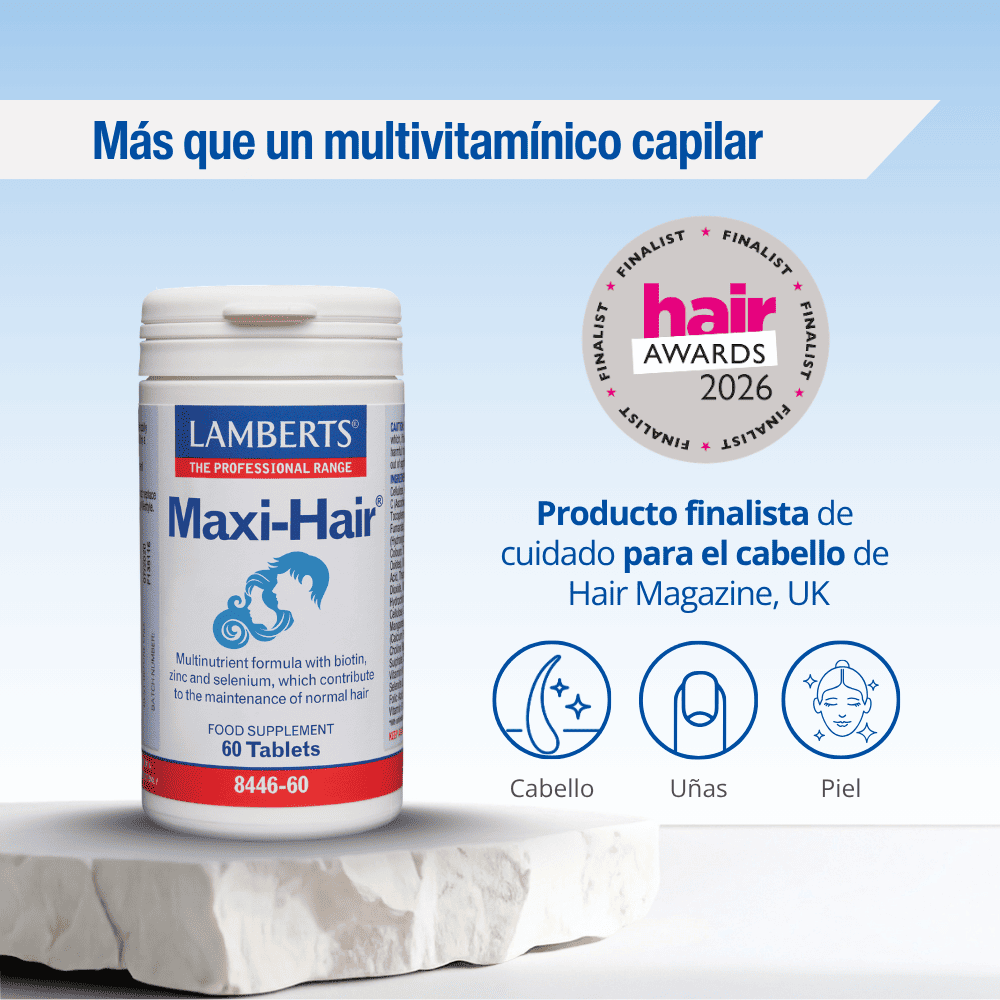 Maxi-Hair biotina, zinc y selenio 60 tabletas