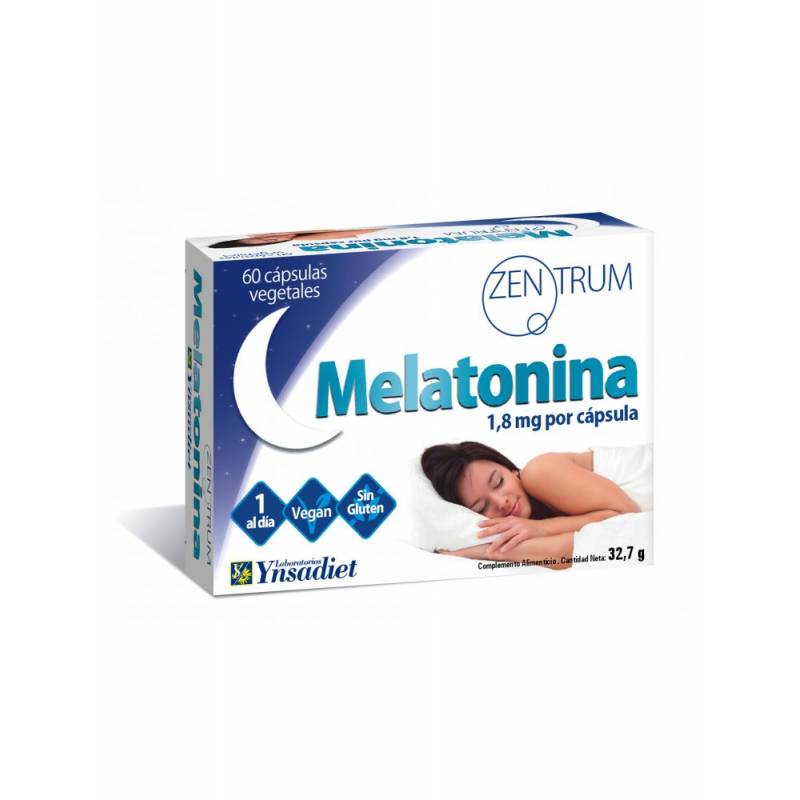 Zentrum Melatonina 1,8 mg con plantas 60 cápsulas vegetales