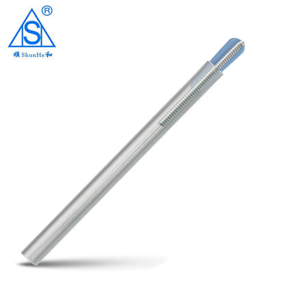 Aguja de acupuntura estéril con mango Sujok (resorte) y empaque de aluminio con certificación CE/ISO y tubo.