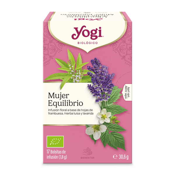 Mujer Equilibrio Yogi Tea 17 bolsitas infusión BIO