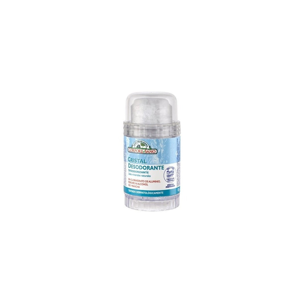 Cristal Desodorante Piedra de Alumbre Corpore Sano, stick twist-up 80 g