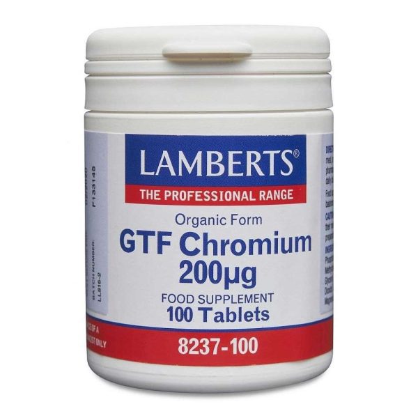 GTF Chromium 200 mcg 100 comprimidos