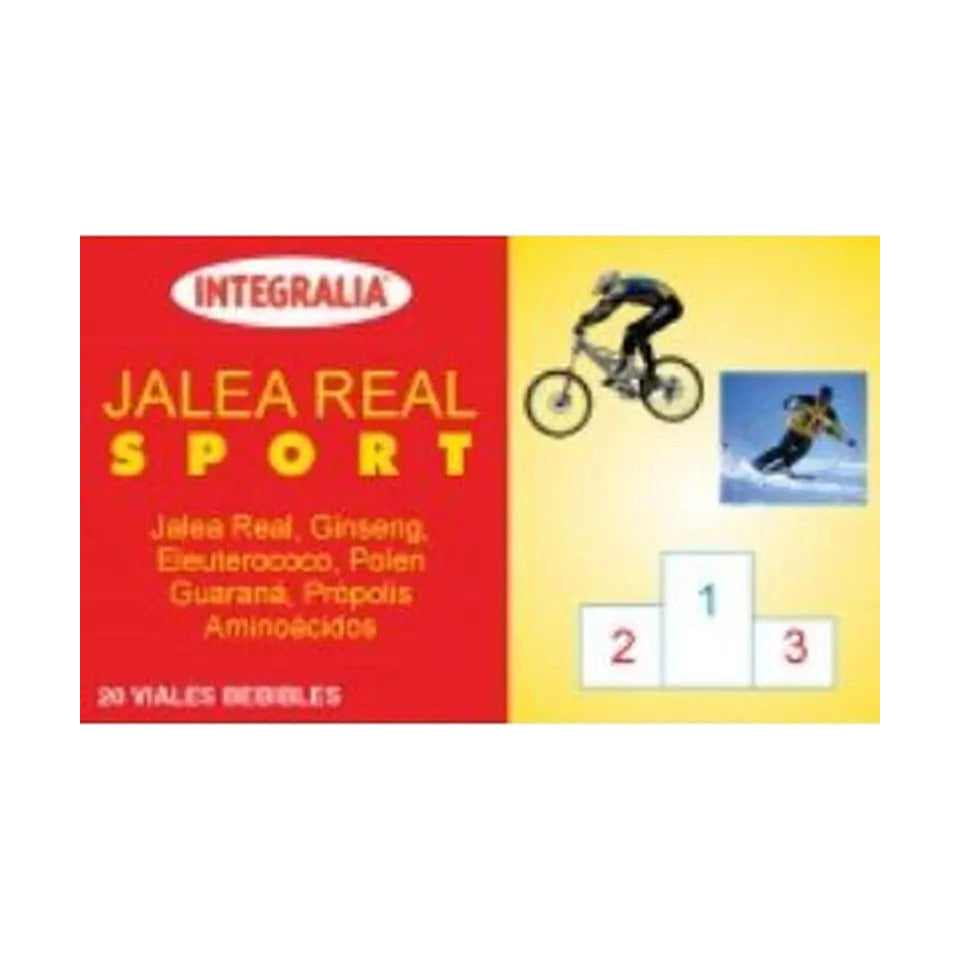 Jalea Real Sport de Integralia, envase de 20 viales bebibles