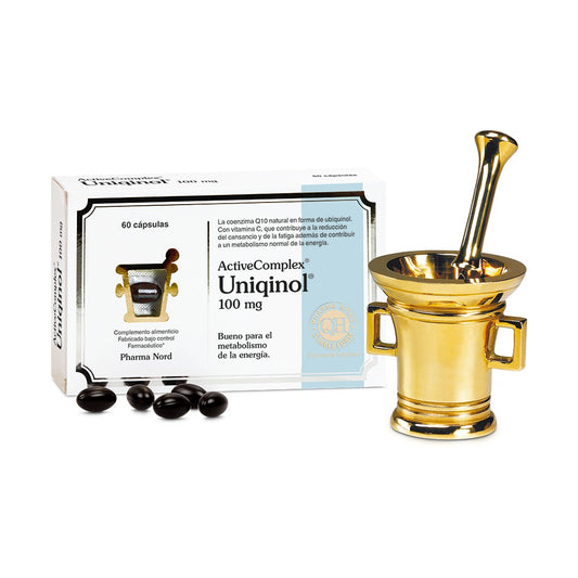 ActiveComplex Uniqinol 100 mg QH de Pharma Nord, envase de 60 c�psulas de ubiquinol