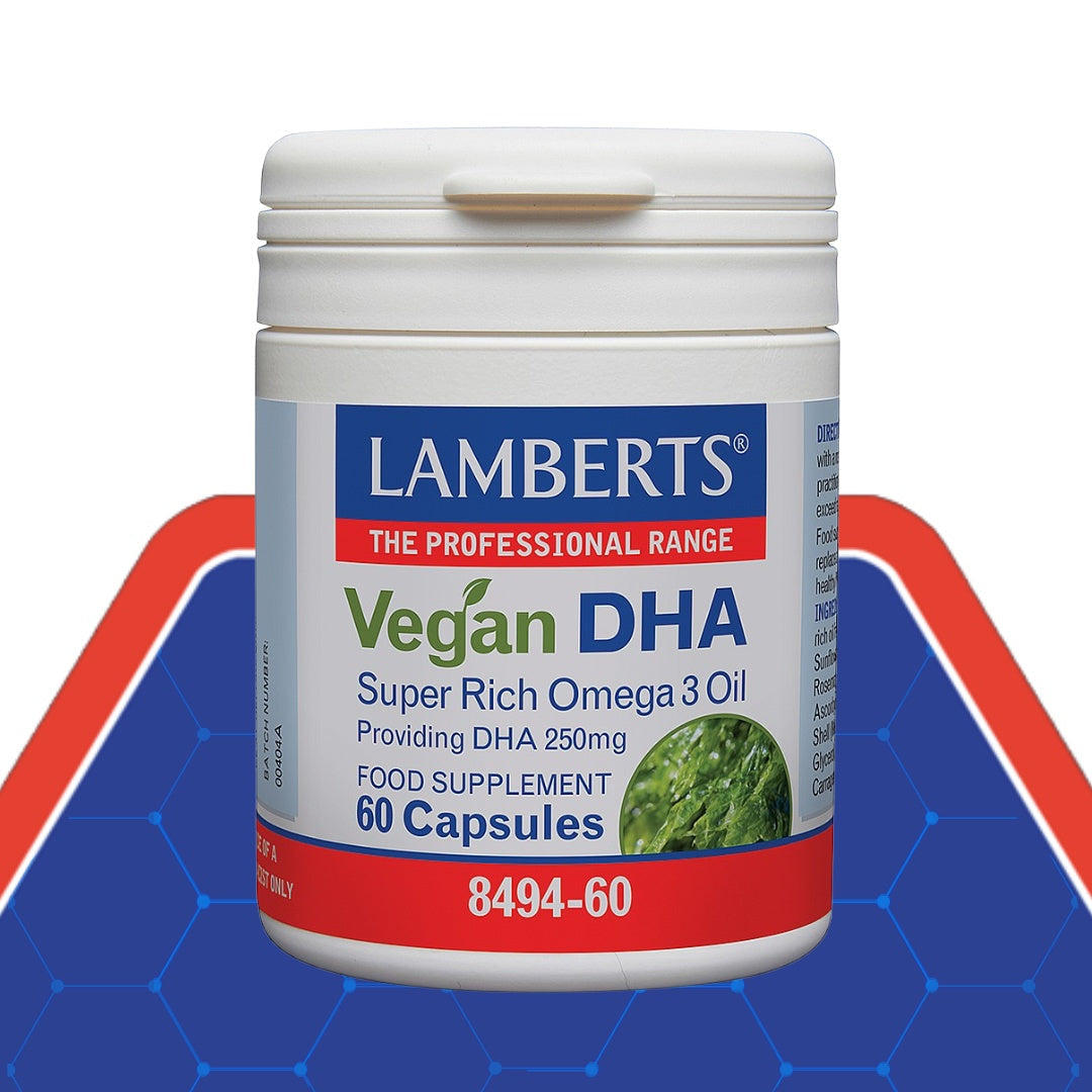 Vegan DHA 250 mg 60 Cápsulas Lamberts