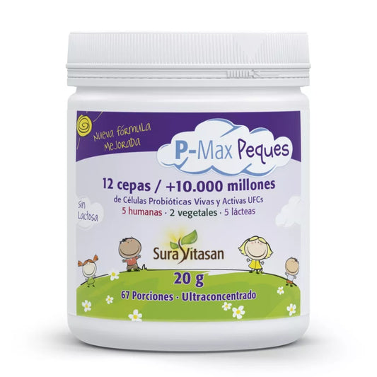 Vitasan Probio-Max Peques 20 g - frontal del bote