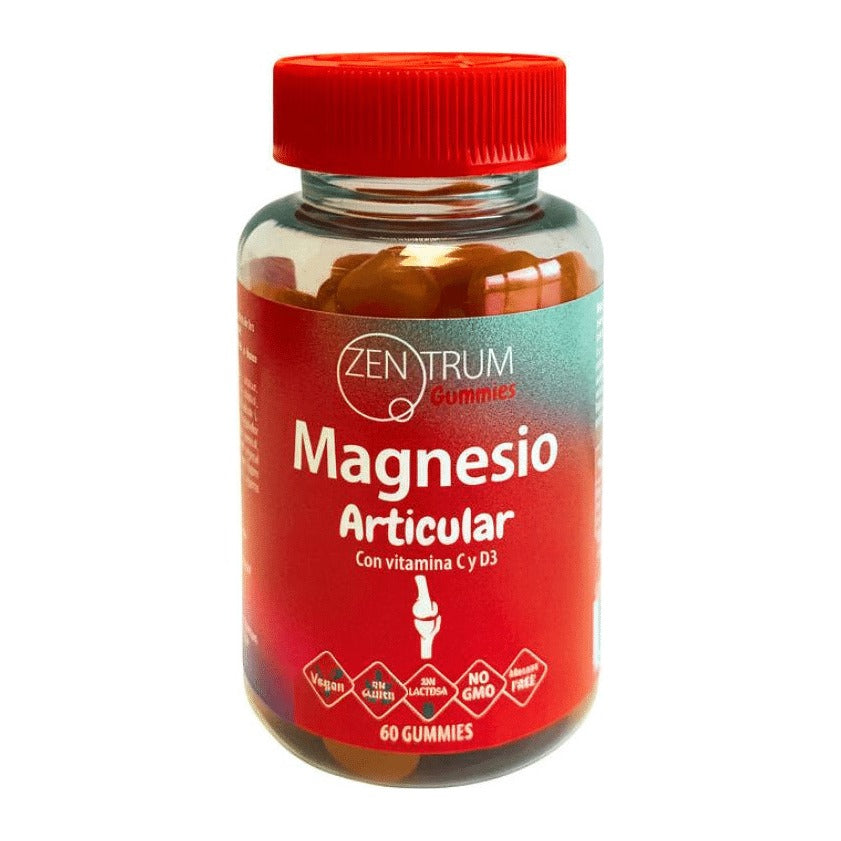 Zentrum Gummies Magnesio Articular con Vitamina C y D3 - 60 gummies